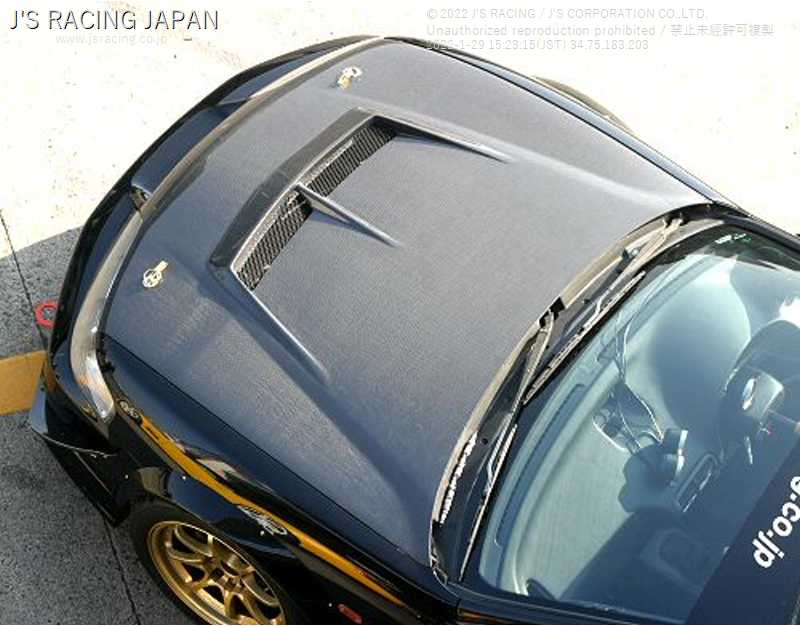 J'S RACING AERO BONNET TYPE-S CARBON FOR HONDA INTEGRA DC2 B18C ABS-T2-C