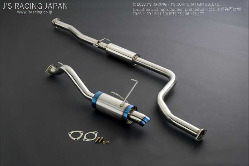 J'S RACING R304 SUS EXHAUST 60RS FOR HONDA INTEGRA DC2 B18C R304-T2-60RS