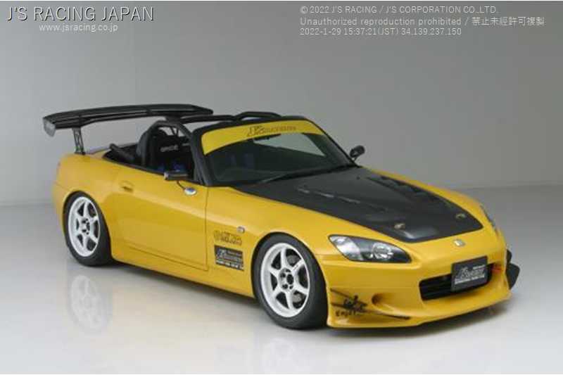 J'S RACING FRONT HALF SPOILER FOR HONDA S2000 AP1 F20C AH-S1 - 外装、エアロ