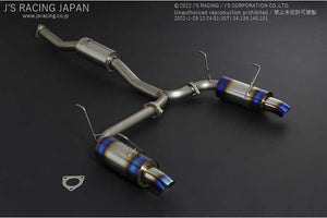 J'S RACING TYPE-GT R304 SUS EXHAUST DUAL 70RS FOR HONDA S2000 AP1 2 F20C F22C GTR304W-S1-70RS