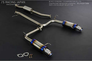 J'S RACING SUS EXHAUST PLUS DUAL 60RS FOR HONDA ACCORD CL1 H22A T304W-E1-60RS