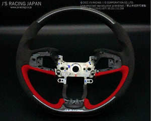 J'S RACING SPORTS STEERING CARBON ALCANTARA FOR HONDA CIVIC FK7 SSG-K7-CAL
