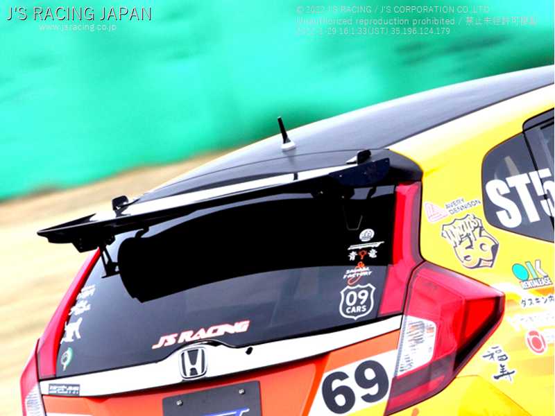 J'S RACING 3D GT-WING980 WET CARBON S CHAMPION RESISTANT MODEL FOR