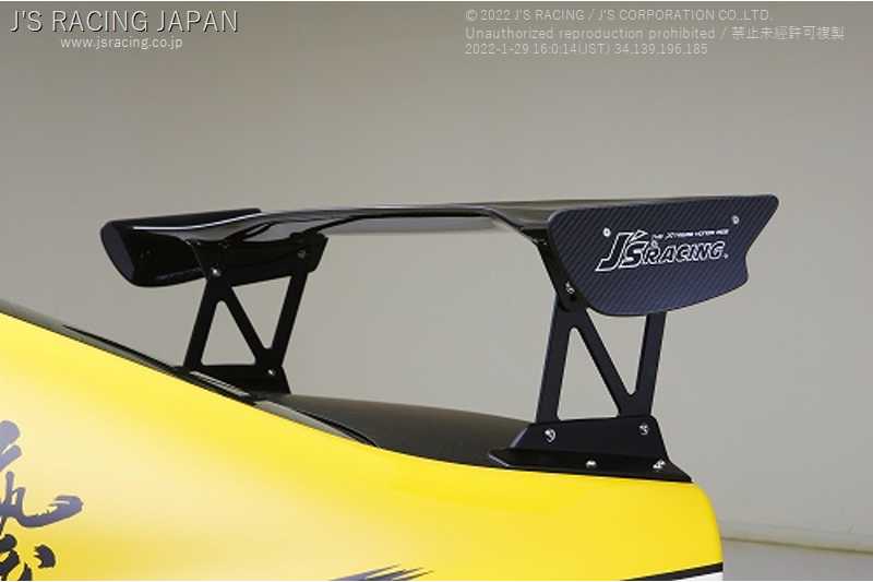 J'S RACING 3D GT-WING TYPE1 WET CARBON 1390 FOR HONDA CIVIC FD2 K20A DGW1-D2-WSE