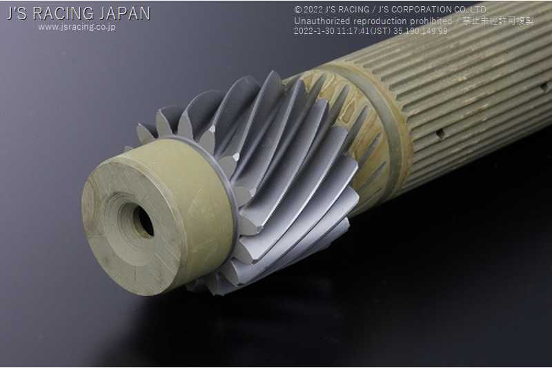 J'S RACING WPC + PIP-SN 5.1 FINAL GEAR SET FOR HONDA INTEGRA DC5 K20A FGW-T5-51