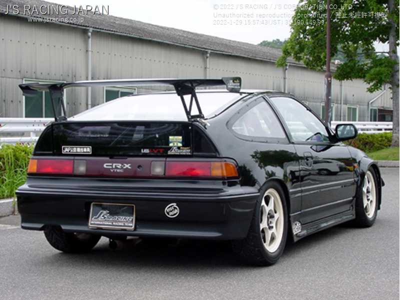 J'S RACING 3D GT-WING WET CARBON TYPE1 FOR HONDA CR-X EF8 B16A DGW1-C2-W
