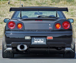 HKS SSR SUPER TURBO MUFFLER TI FOR NISSAN SKYLINE GT-R BNR34 31029-AN009