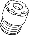 KYO-EI PARTS (1PC) CLOSED-END CAP M12xP1.25 ZCIA3K