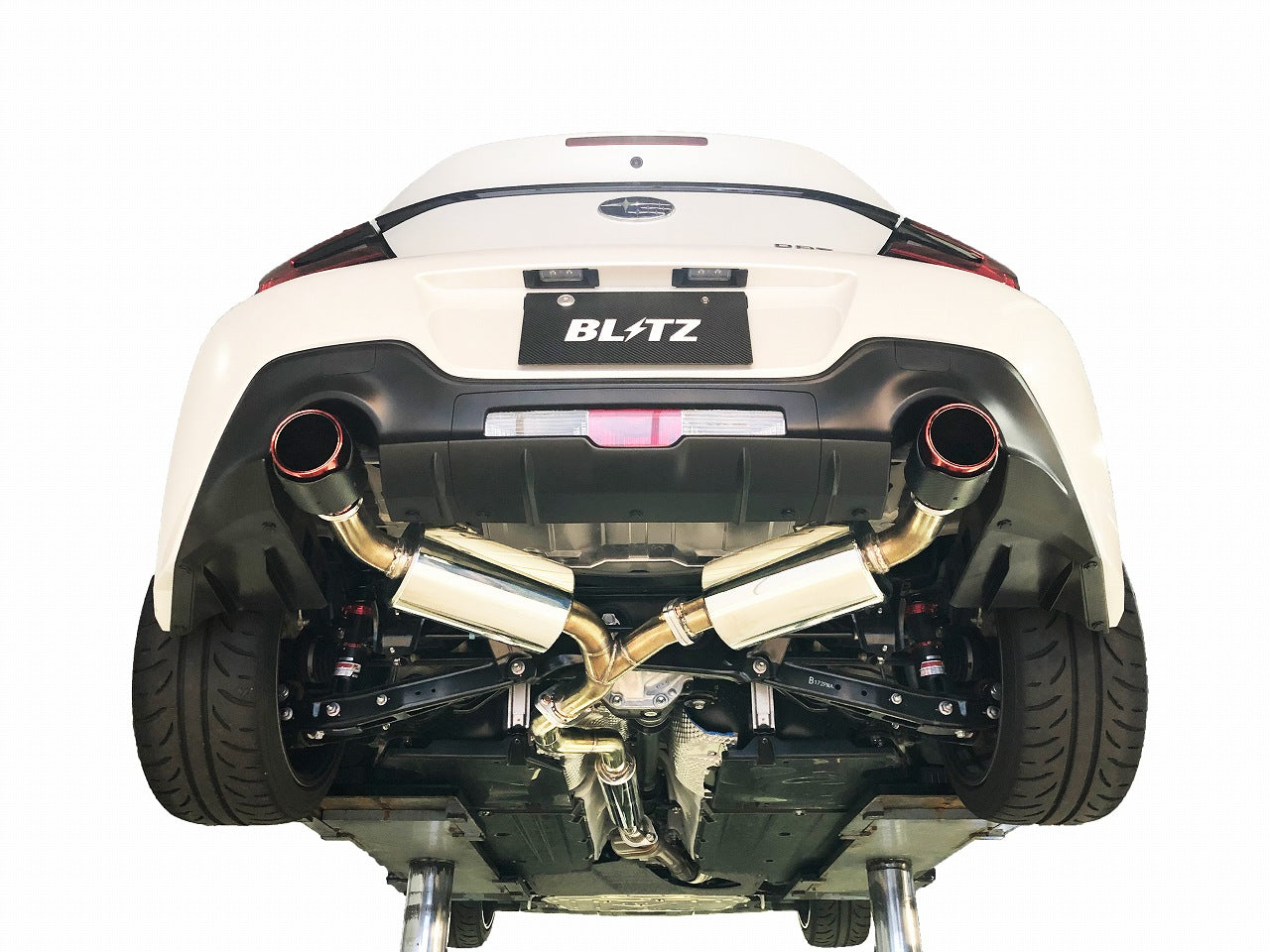BLITZ NUR-SPEC CUSTOM EDITION STYLED EXHAUST CARBON For TOYOTA 86 