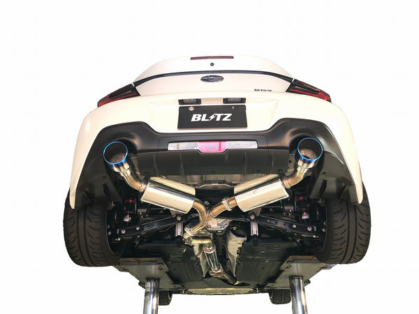 （GR86/BRZ専用） NUR SPEC CUSTOM EDITION（CR） BLITZ NUR-SPEC CUSTOM EDITION EXHAUST SYSTEM VSR FOR TOYOTA GR86