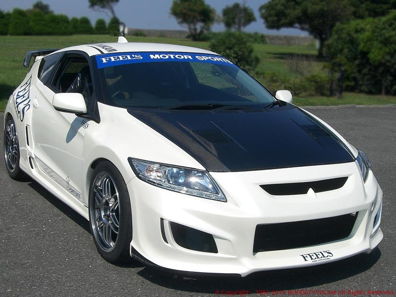 FEEL'S HONDA TWINCAM LIGHTWEIGHT BONNET (WITH AIR DUCT) FRP FOR HONDA CR-Z ZF2 Feels-00549