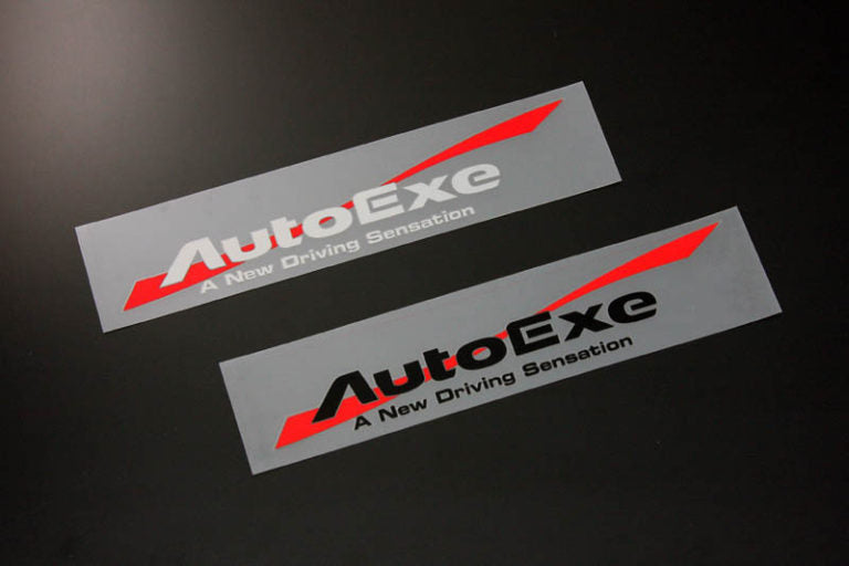 AUTOEXE WIND LOGO STICKER BLACK FOR GOODS  A10000-08