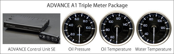 DEFI ADVANCE A1 TRIPLE METER PACKAGE DF20001