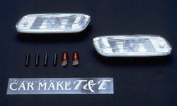 CAR MAKE T&E JZZ UZZ30.31 SOARER SIDE BLINKER CLEAR LENS (MADE IN JAPAN) FOR  CARMAKETE-00145