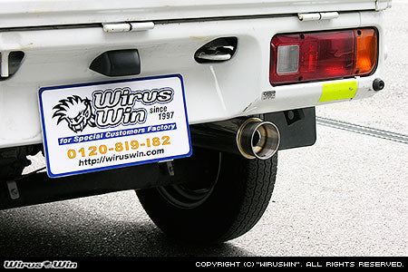 WIRUS WIN COMPACT MUFFLER BAZOOKA TYPE FOR HONDA ACTY GBD-HA6 GBD-HA7 EBD-HA8 EBD-HA9 E07Z WIRUS-WIN-00022