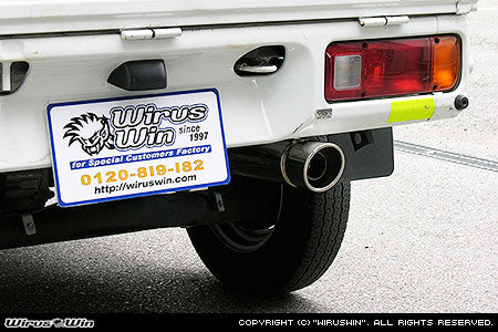 WIRUS WIN COMPACT MUFFLER POPPER TYPE FOR HONDA ACTY GBD-HA6 GBD-HA7 EBD-HA8 EBD-HA9 E07Z WIRUS-WIN-00023
