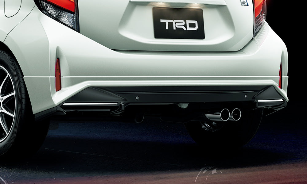 TRD REAR BUMPER SPOILER LIME WHITE PEARL (082)  For TOYOTA AQUA 1#  MS343-52001-A1