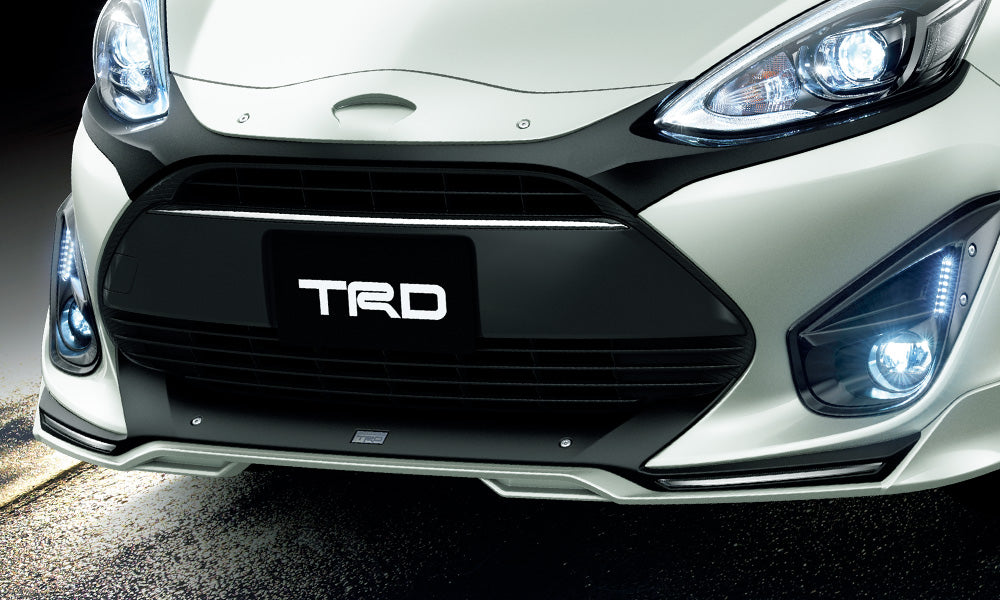 TRD FRONT BUMPER GARNISH BLACK MICA (209)  For TOYOTA AQUA 1#  MS312-52003-C0