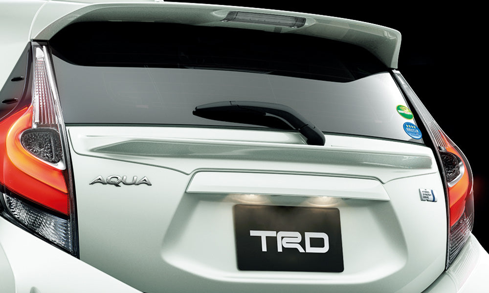 TRD TAILGATE SPOILER WHITE PEARL (070)  For TOYOTA AQUA 1#  MS316-52001-A2