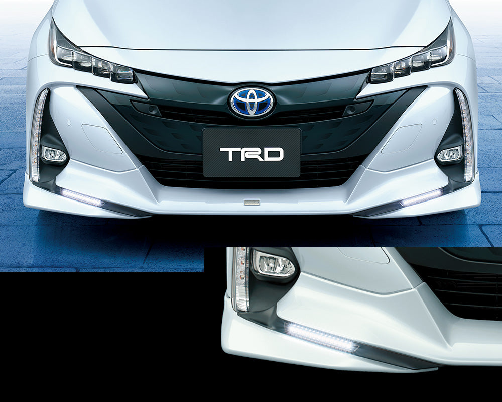 TRD FRONT SPOILER (W LED) BLACK MICA (218)  For PRIUS PHV 5#  MS341-47015-C0