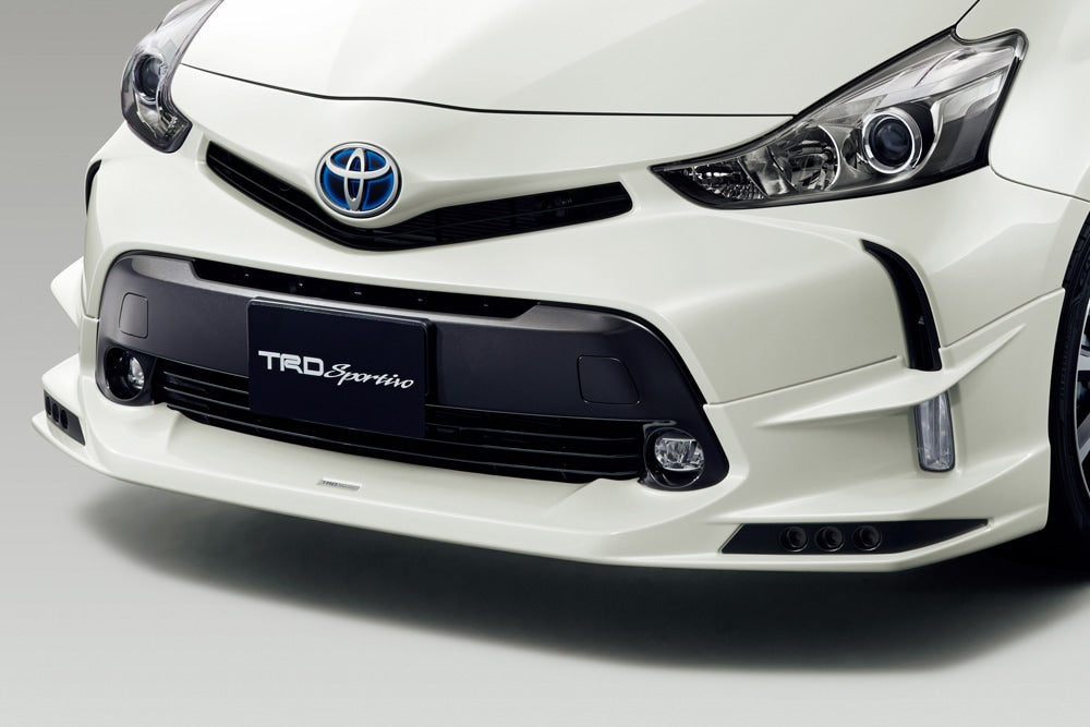 TRD FRONT SPOILER WHITE PEARL (070)  For PRIUS ALPHA 4#  MS341-47008-A1