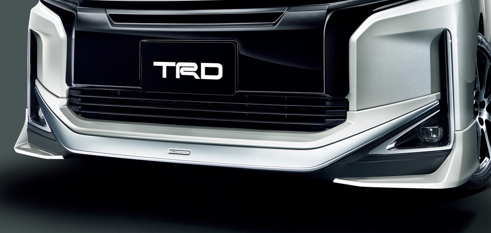 TRD FRONT SPOILER (NO LED) BLACKISH AGEHA (221)  For VOXY 8# V X  MS341-28046-C1