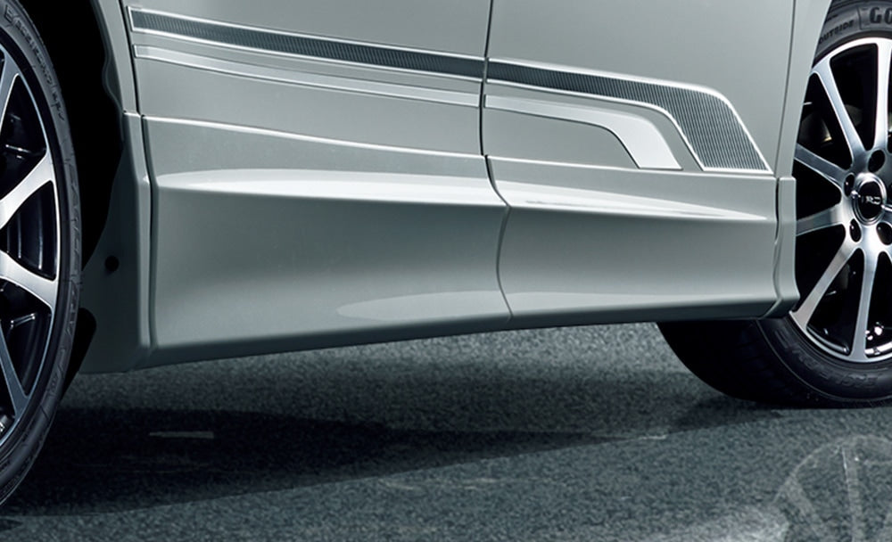 TRD SIDE SKIRTS WHITE PEARL (070)  For VOXY 8# V X  MS344-28001-A0
