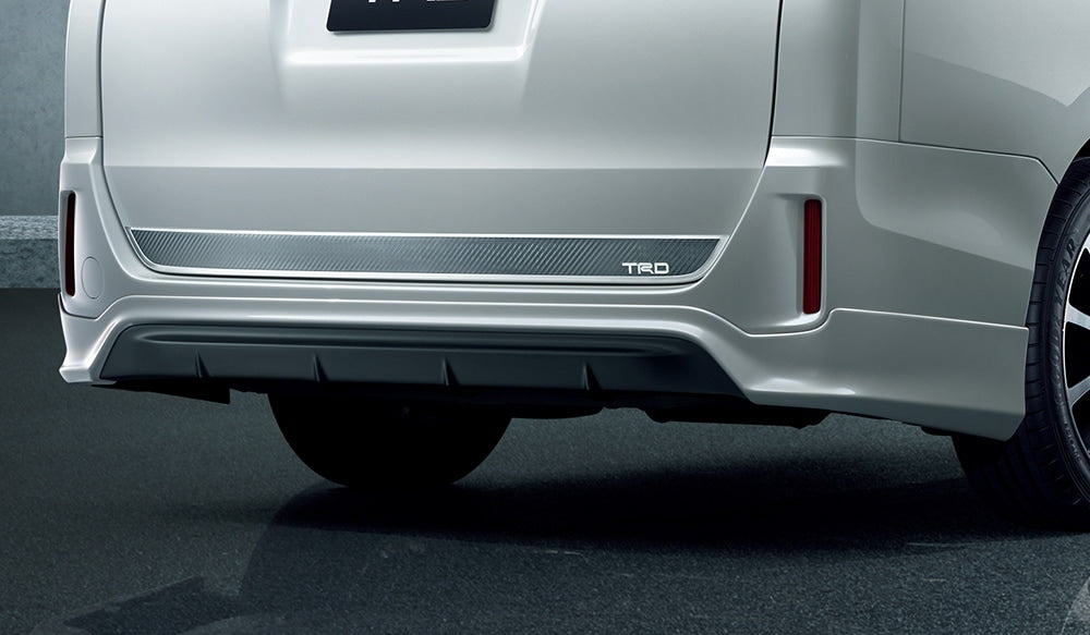 TRD REAR BUMPER SPOILER WHITE PEARL (070)  For VOXY 8# V X  MS313-28003-A0