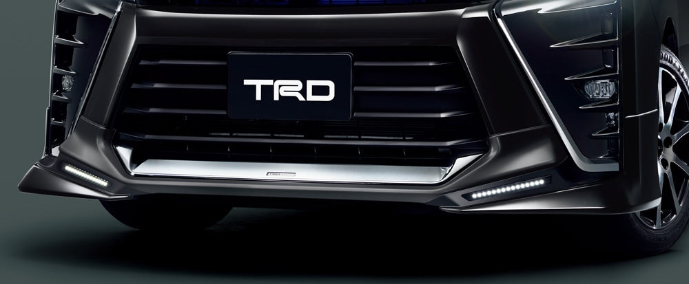 TRD FRONT SPOILER (WITH LED) UNPAINTED  For VOXY 8# ZS ZS  MS341-28049-NP