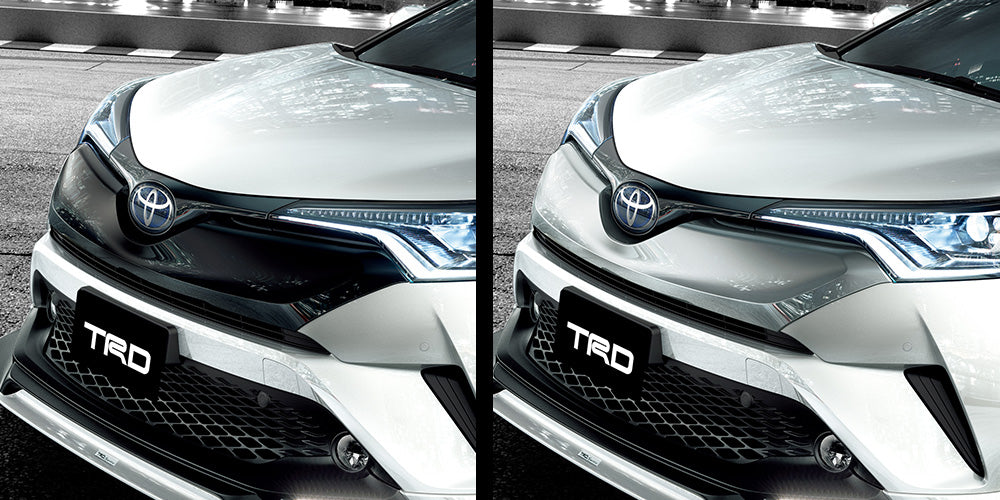 TRD FRONT BUMPER GARNISH SILVER  For TOYOTA C-HR 1# 5#  MS312-10002
