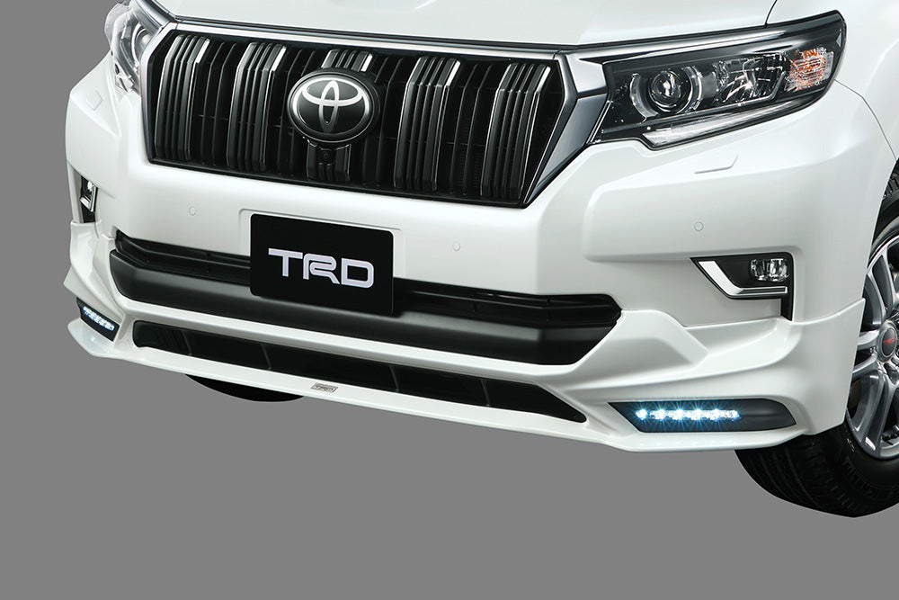 TRD FRONT SPOILER (W LED) BLACK (202)  For LAND CRUISER PRADO 15#  MS341-60001-C0