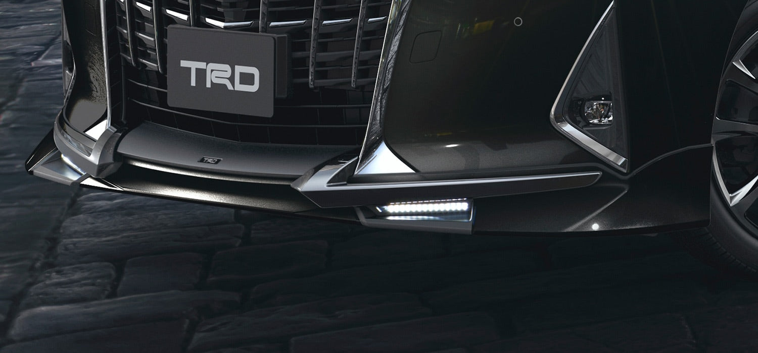 TRD FRONT SPOILER (WITH LED) MATRIX  For Alphard 3# Std  MS341-58036-NP