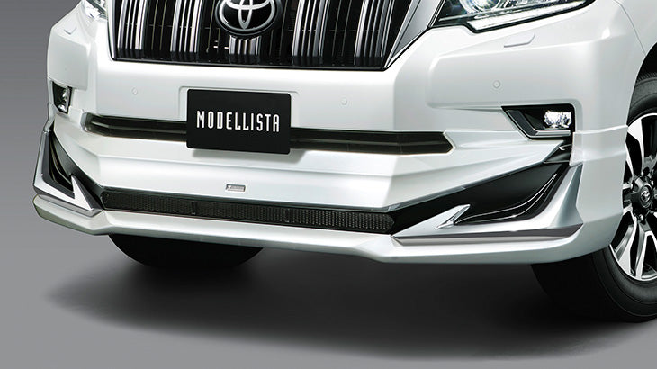 MODELLISTA FRONT SPOILER BLACK FOR TOYOTA LAND CRUISER PRADO TRJ150W D2531-56110-C0