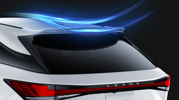 TRD REAR WING UNPAINTED FOR LEXUS RX500H RX450H RX350 2022- MS342-48003-NP