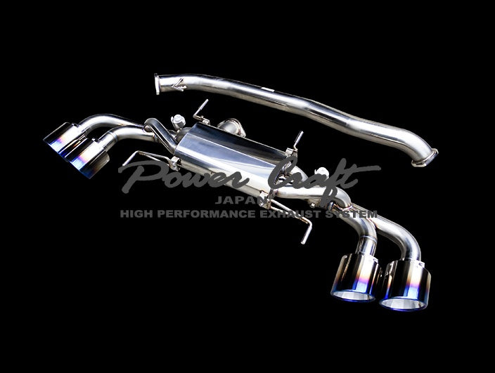 POWER CRAFT HYBRID EXHAUST MUFFLER SYSTEM FOR NISSAN GT-R R35 P-NI120102