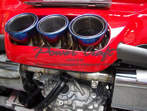 POWER CRAFT HYBRID EXHAUST MUFFLER SYSTEM FOR FERRARI 458 ITALIA P-FE450101 - Black Hawk Japan