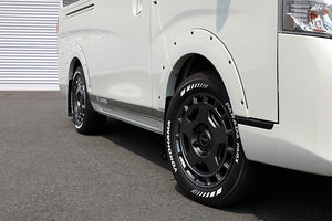 JAOS ASTELLA CM-04 17x6.5 48 6H139.7 DEEP GUN METALLIC WHEEL FOR TOYOTA HIACE 200 B879765DG
