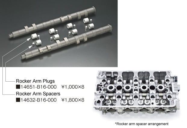 TODA RACING Rocker Arm Spacers  For CIVIC  CR-X  INTEGRA B16A B16B B18C 14632-B16-000