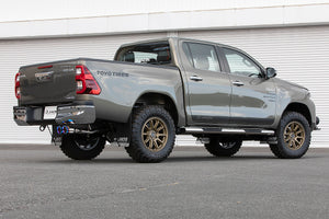 JAOS BATTLEZ MUFFLER ZS-2TC TITANIUM COLOR TAIL FOR TOYOTA HILUX SURF 125 Z GRSPORT B701098TC