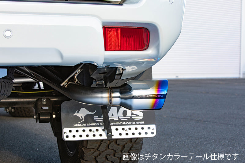 JAOS BATTLEZ TAIL PIPE FINISHER-TF-S FOR TOYOTA LAND CRUISER PRADO 150  B704S065 - Black Hawk Japan