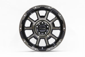 JAOS ADAMASBL5 17X7.5J 40 5H114.3 SMOKE POLISH BLACK WHEEL FOR TOYOTA RAV4 50 B900C776SPB