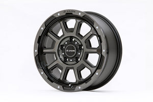 JAOS ADAMASBL5 17X7.5J 44 5H127 SMOKE POLISH BLACK WHEEL FOR JEEP WRANGLER JK B900E775SPB
