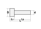 KAKIMOTO RACING INNER SILENCER GT 65  BIS001
