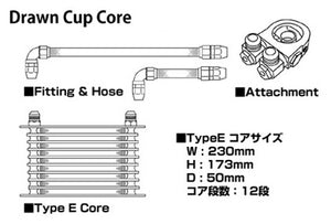 BLITZ OIL COOLER KIT BR For TOYOTA CHASER JZX100 10446