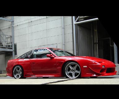 CAR MAKE T&E [VERTEX RIDGE] RPS13 RS13 180SX (ONE EIGHTY) BUMPER CANARD LEFT SIDE (PASSENGER SIDE) ONLY FOR  CARMAKETE-02186
