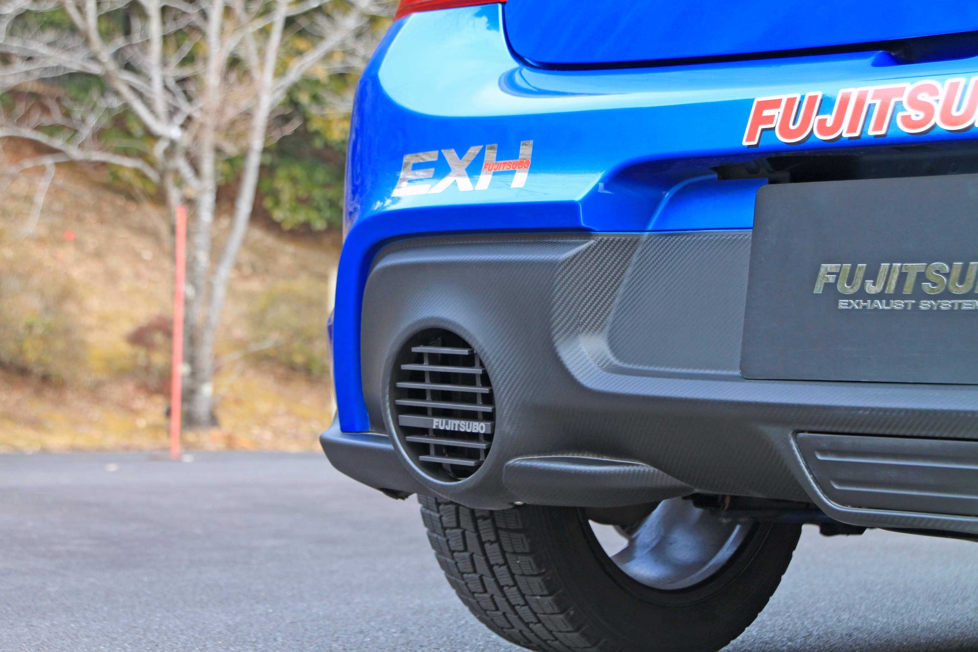 FUJITSUBO EXH+ MUFFLER GARNISH FOR SUZUKI SWIFT SPORTS ZC33S 073