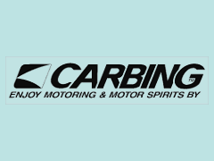 OKUYAMA CARBING STICKER L BLACK 380-040-0