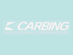OKUYAMA CARBING STICKER L WHITE 380-041-0