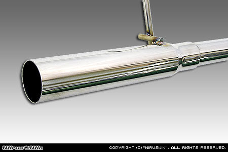 WIRUS WIN COMPACT MUFFLER RACING TYPE FOR SUZUKI CARRY DA63T ZENKI K6A WIRUS-WIN-00004