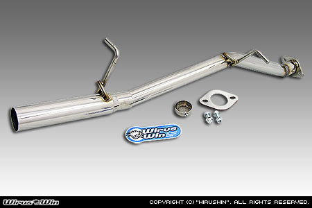 WIRUS WIN COMPACT MUFFLER RACING TYPE FOR SUZUKI CARRY GD-DA52T GD-DB52T LE-DA62T LE-DA63T F6A K6A WIRUS-WIN-00021 - Black Hawk Japan